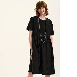 NWT Lucy & Yak Mia Cotton Dress Black